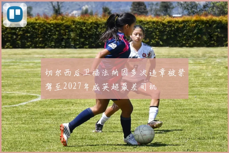 切尔西后卫福法纳因多次违章被禁驾至2027年成英超最差司机